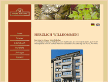 Tablet Screenshot of hotelamring.ch